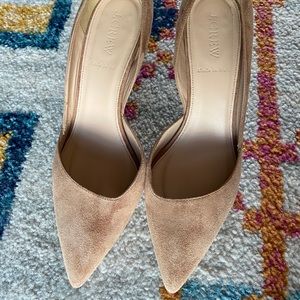Jcrew Lucie suede pumps
